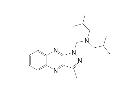 2-Methyl-N-(2-methylpropyl)-N-[(3-methyl-1-pyrazolo[4,3-b]quinoxalinyl)methyl]-1-propanamine