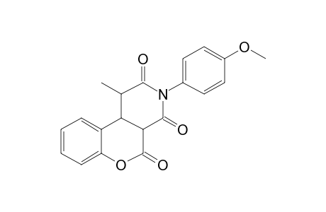 1H-Chromeno[3,4-c]pyridine-2,4,5-trione, 3-(4-methoxyphenyl)-1-methyl-4a,10b-dihydro-