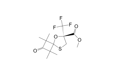 Methyl 1,1,3,3-tetramethyl-2-oxo-6-(trifluoromethyl)-5-oxa-8-thiaspiro[3.4]octane-6-carboxylate
