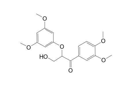 2-(3,5-dimethoxyphenoxy)-1-(3,4-dimethoxyphenyl)-3-hydroxypropan-1-one