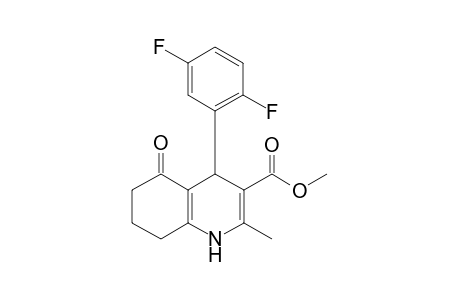 Methyl 4-(2,5-difluorophenyl)-2-methyl-5-oxo-1,4,5,6,7,8-hexahydro-3-quinolinecarboxylate