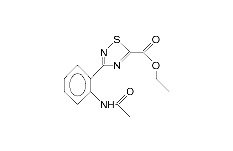 3-(2-Acetamido-phenyl)-1,2,4-thiadiazole-5-carboxylic acid, ethyl ester