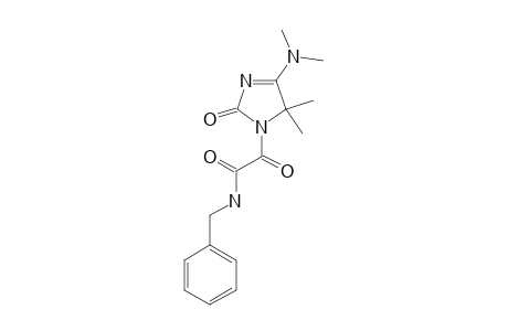 4-(Dimethylamino)-5,5-dimethyl-1-(N-benzyloxamoyl)-2H,5H-imidazol-2-one