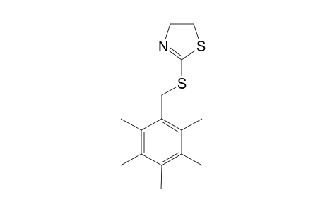 2-[(2,3,4,5,6-pentamethylbenzyl) thio-2-thiazoline