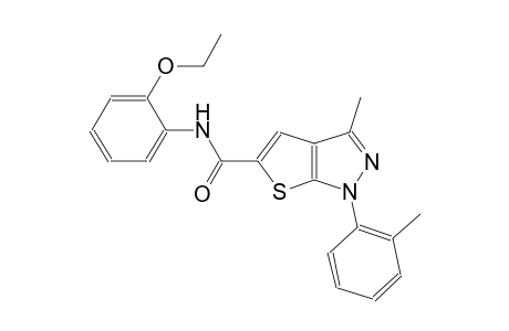 N-(2-ethoxyphenyl)-3-methyl-1-(2-methylphenyl)-1H-thieno[2,3-c]pyrazole-5-carboxamide