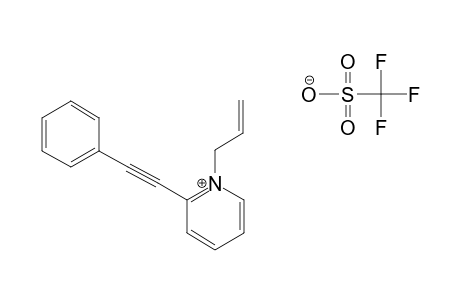 1-ALLYL-(2-PHENYL-1-ETHYNYL)-PYRIDINIUM-TRIFLUOROMETHANESULFONATE