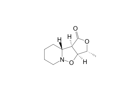 (3R*,3aS*,9aR*,9bR*)-octahydro-3-methyl-1H-furo[3',4':4,5]-isoxazolo[2,3-a]pyridin-1-one