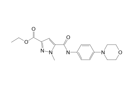 Ethyl 1-methyl-5-{[4-(morpholin-4-yl)phenyl]carbamoyl}-1H-pyrazole-3-carboxylate