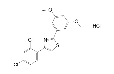 4-(2,4-dichlorophenyl)-2-(3,5-dimethoxyphenyl)thiazole, hydrochloride