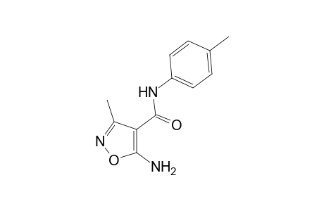 5-Amino-3-methyl-N-(4-methylphenyl)-4-isoxazolecarboxamide