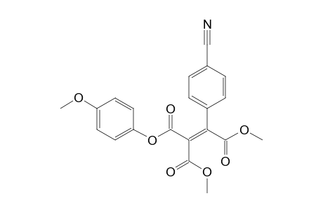 (E)-2-(4-Cyano-phenyl)-3-(4-methoxy-phenoxycarbonyl)-but-2-enedioic acid dimethyl ester