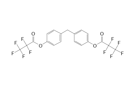 Bisphenol F, bis(pentafluoropropionate)