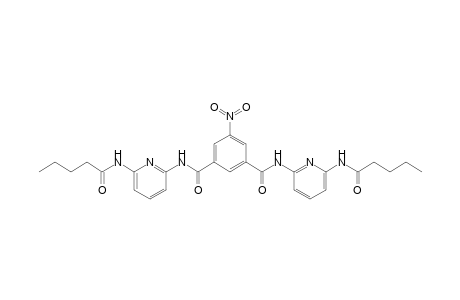5-Nitro-N,N'-bis[6-(pentanoylamino)pyrid-2-yl]isophthalamide