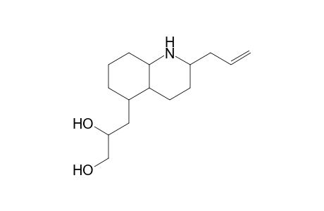 1,2-Propanediol, 3-[decahydro-2-(2-propenyl)-5-quinolinyl]-