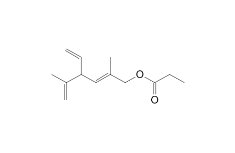 2,5-Hexadien-1-ol, 4-ethenyl-2,5-dimethyl-, propanoate, (E)-