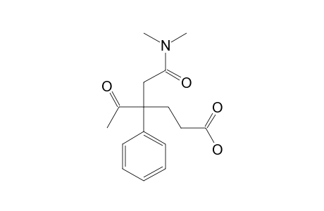 4-[(dimethylcarbamoyl)methyl]-5-oxo-4-phenylhexanoic acid