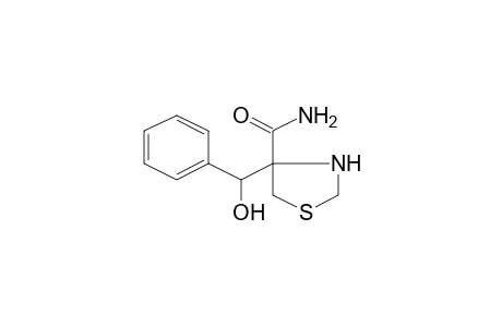 4-[Hydroxy(phenyl)methyl]-1,3-thiazolidine-4-carboxamide