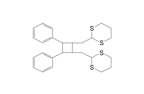 2-([2-(1,3-Dithian-2-ylmethyl)-3,4-diphenylcyclobutyl]methyl)-1,3-dithiane