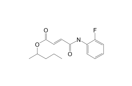 Fumaric acid, monoamide, N-(2-fluorophenyl)-, 2-pentyl ester