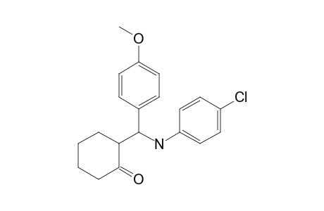 2-[(4-Chloroanilino)-(4-methoxyphenyl)methyl]-1-cyclohexanone