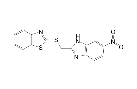 2-(6-Nitro-1H-benzoimidazol-2-ylmethylsulfanyl)-benzothiazole