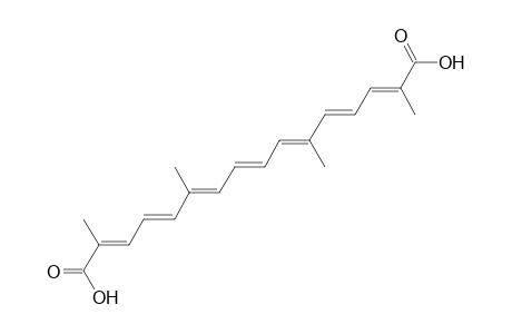 2,6,11,15-Tetramethyl-2,4,6,8,10,12,14-hexadecaheptaenedioic acid