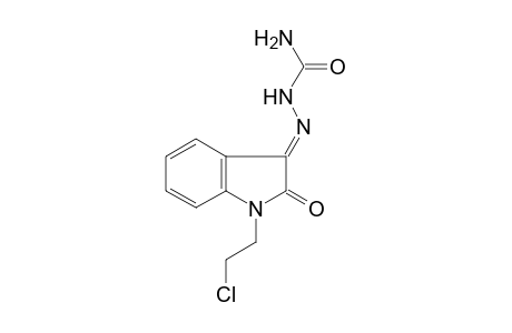 Indole-2,3(2H,3H)-dione, 1-(2-chloroethyl)-, 3-semicarbazone