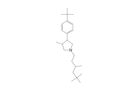 Pyrrolidine, 3-[4-(1,1-dimethylethyl)phenyl]-4-methyl-1-(3,5,5-trimethylhexyl)-