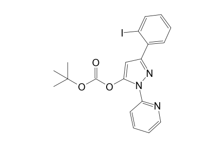 tert-Butyl 1-(2-Pyridinyl)-3-(2-iodophenyl)-5-pyrazolyl Carbonate