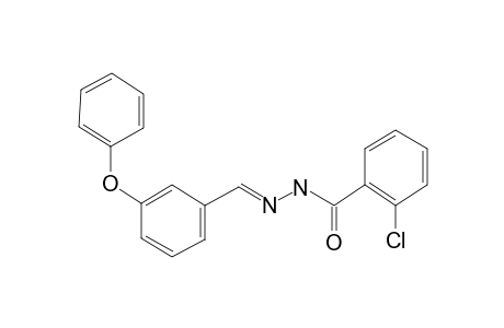 Benzhydrazide, 2-chloro-N2-(3-phenoxybenzylideno)-