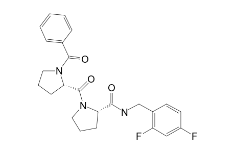 (S)-1-(Benzoyl-L-prolyl)-N-(2,4-difluorobenzyl)pyrrolidine-2-carboxamide