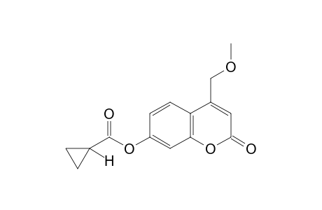 7-hydroxy-4-(methoxymethyl)coumarin, cyclopropanecarboxylate