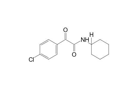 2-(p-chlorophenyl)-N-cyclohexylglyoxylamide