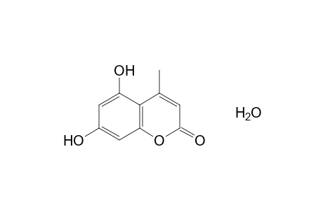 5,7-dihydroxy-4-methylcoumarin, monohydrate