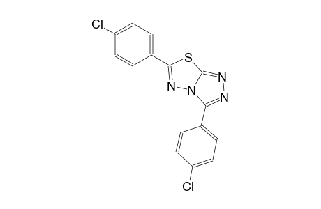 3,6-bis(4-chlorophenyl)[1,2,4]triazolo[3,4-b][1,3,4]thiadiazole