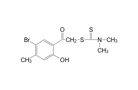 5'-BROMO-2'-HYDROXY-2-MERCAPTO-4'-METHYLACETOPHENONE, 2-(DIMETHYLDITHIOCARBAMATE)