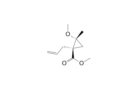 Cyclopropanecarboxylic acid, 2-methoxy-2-methyl-1-(2-propenyl)-, methyl ester, cis-