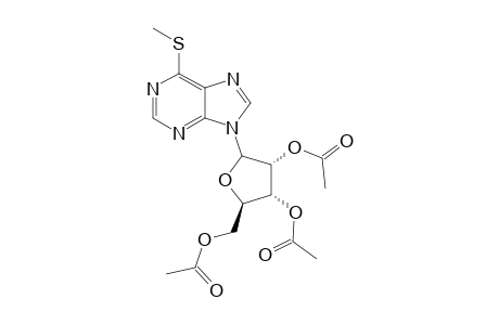 6-Methylthio-9.beta.-(2',3',5'-tri-o-acetyl-D-ribofuranosyl)purine