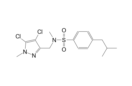 benzenesulfonamide, N-[(4,5-dichloro-1-methyl-1H-pyrazol-3-yl)methyl]-N-methyl-4-(2-methylpropyl)-