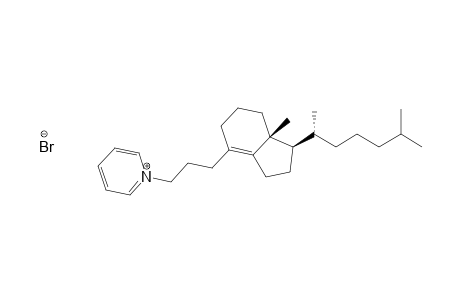 N-{3-[(1R,7aR)-1-[(R)-1,5-Dimethylhexyl]-7a-methyl-2,3,5,6,7,7a-hexahydro-1H-inden-4-yl]-propyl}pyridiniumbromide