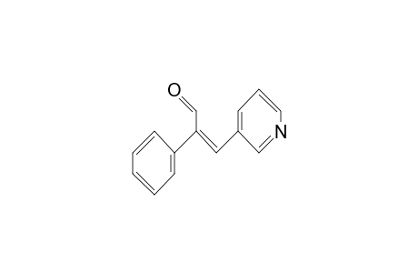 Benzeneacetaldehyde, alpha-(3-pyridinylmethylene)-