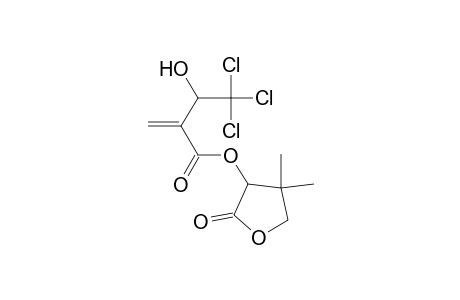 4,4-Dimethyl-2-oxotetrahydrofuran-3-yl 4,4,4-trichloro-3-hydroxy-2-methylenebutanoate