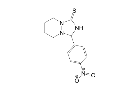 3-(4-Nitrophenyl)-2,3,5,6,7,8-hexahydro-1H-[1,2,4]-[1,2-a] pyridazine-1-thione