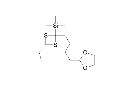 1-(Trimethylsilyl)-1,1-(propylidenedithio)-6,6-(ethylenedioxy)hexane