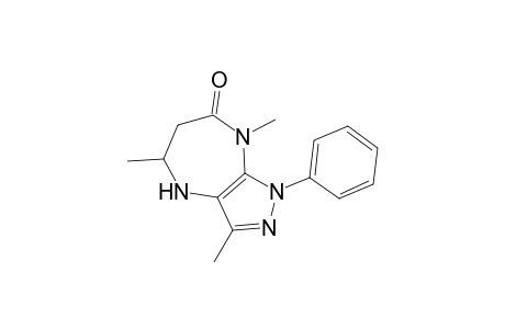 3,5,8-Trimethyl-1-phenyl-4,5,6,8-tetrahydropyrazolo[3,4-b][1,4]diazepin-7(1H)-one