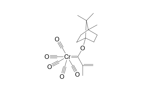 (+-)-trans-1-(Isoborne-1-yloxy)-2-methylpropenylidene(pentacarbonylchromium) complex