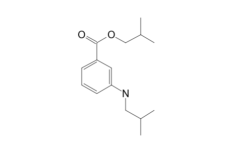 Benzoic acid, 3-(2-methylpropyl)amino-, 2-methylpropyl ester