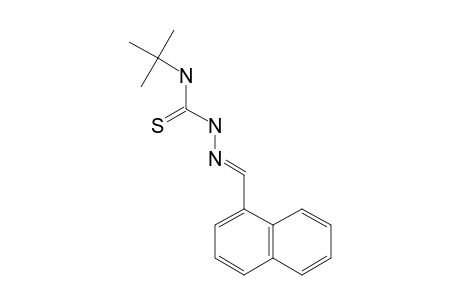 4-tert-butyl-1-[(1-naphthyl)methylene]-3-thiosemicarbazide