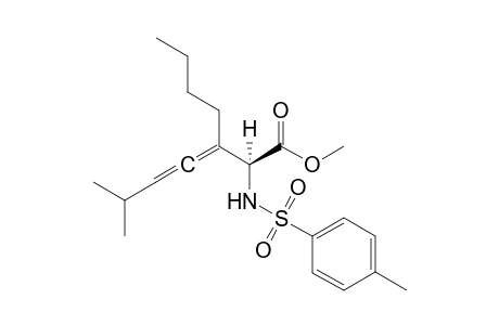 2-(Benzenesulfonylamino)-3-butyl-6-methylhepta-3,4-dienoic acid methyl ester-