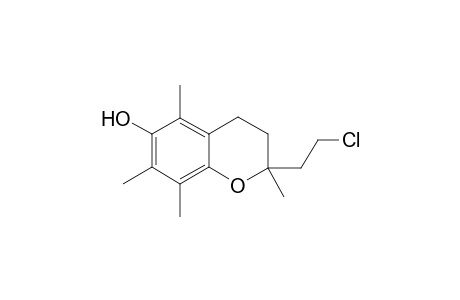 2H-1-Benzopyran-6-ol, 2-(2-chloroethyl)-3,4-dihydro-2,5,7,8-tetramethyl